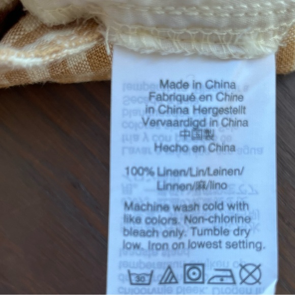 MADEWELL gingham linen shorts size 4 - Picture 6 of 6